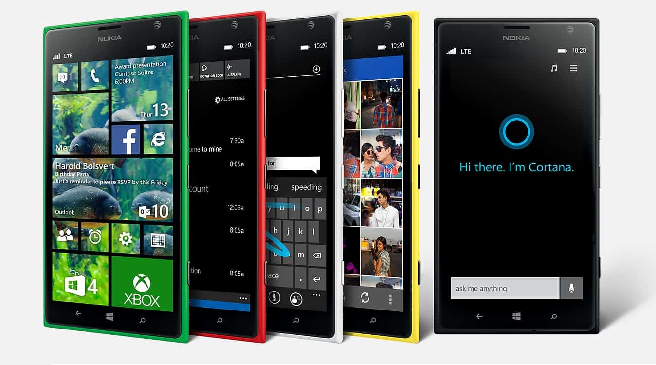 Lumia Windows phones