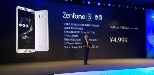 família do ASUS Zenfone 3