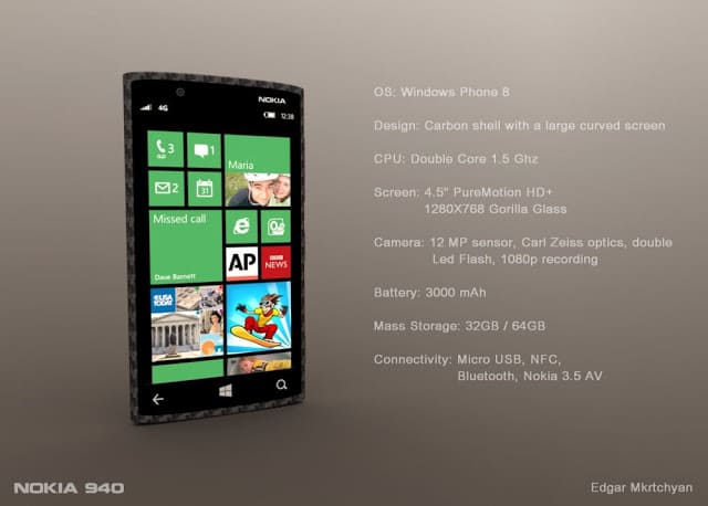 Nokia Lumia 940 Carbon