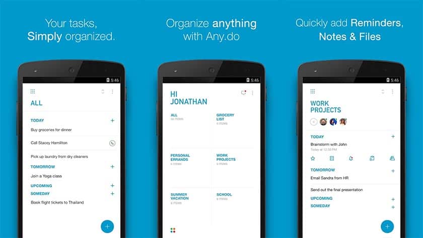 6 to-do-list Android apps