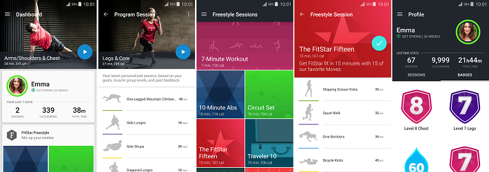 best fitness apps FitStar Personal Trainer