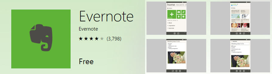 Windows-Phone-Apps Evernote