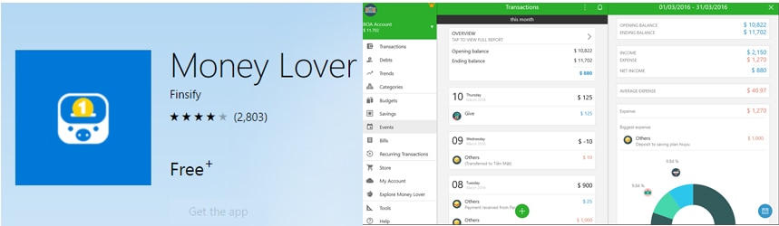 Windows-Phone-Apps Money Lover