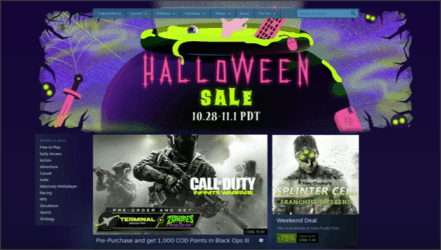 2016 Steam Halloween Sale