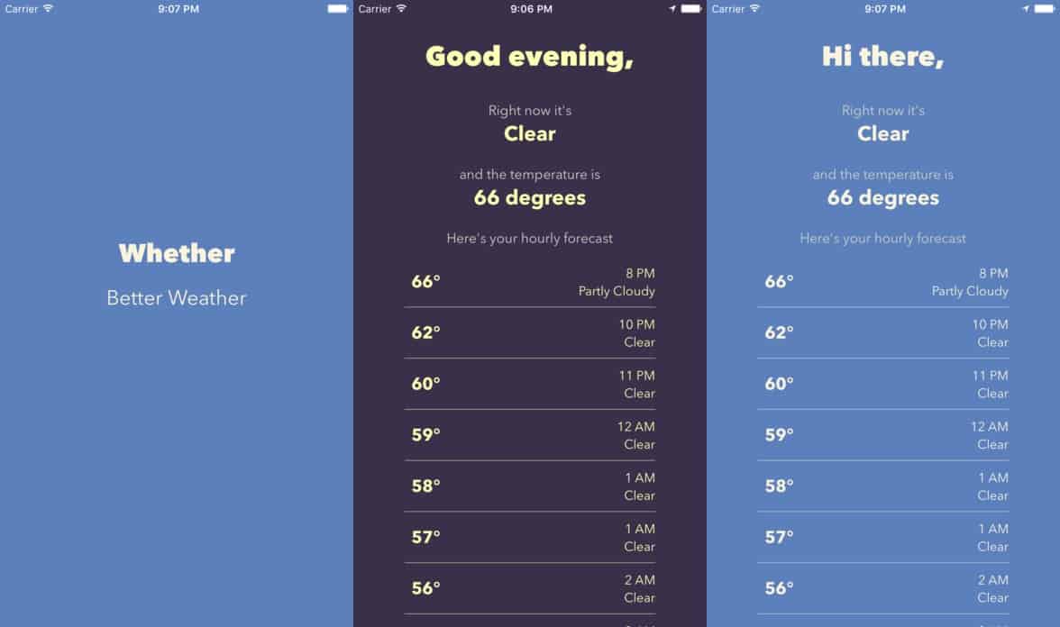 new best apps whether app