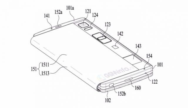 LG foldable smartphone