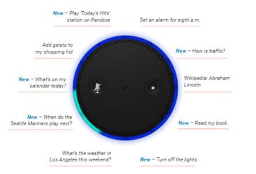 Alexa voice command