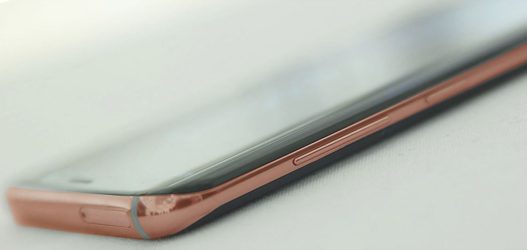 Gold Samsung Galaxy S8