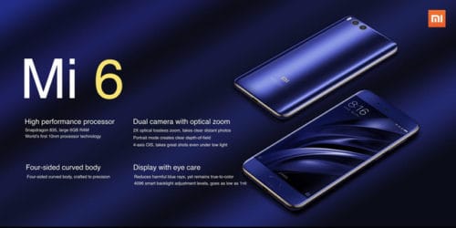  Xiaomi Mi 6 vs Honor 8 Pro