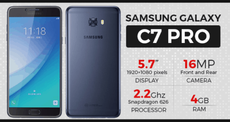 Samsung Galaxy C7 Pro smartphone