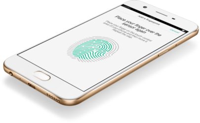 Red Oppo F3 smartphone