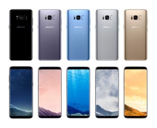 5 unique color smartphones