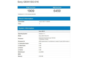 Sony Xperia XZ1 phone