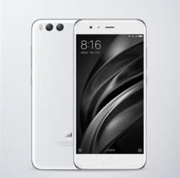 White Xiaomi Mi 6