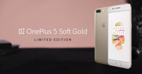 Oneplus 5 Soft Gold
