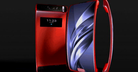 Motorola V360 Curved Screen