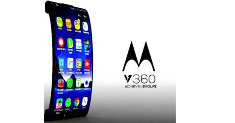 Motorola V360 Curved Screen