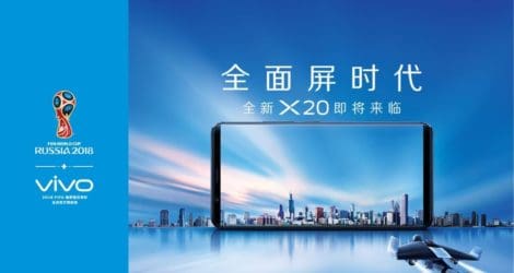 Vivo X20 smartphone