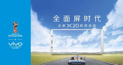 Vivo X20 smartphone