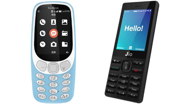 Nokia 3310 4G vs Reliance JioPhone