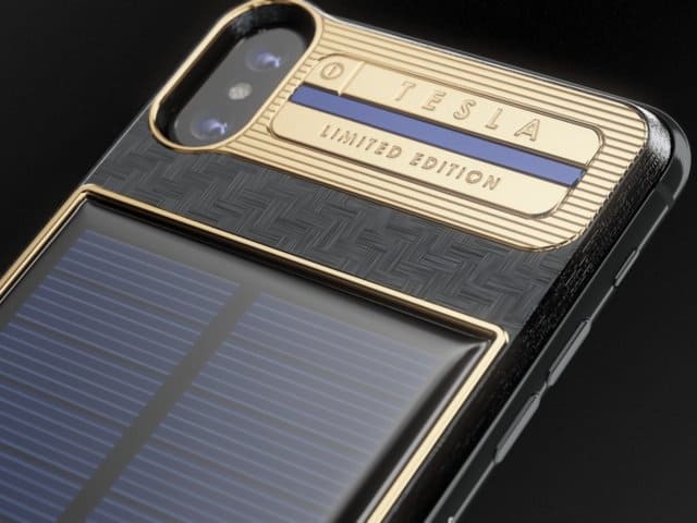 iPhone X tesla