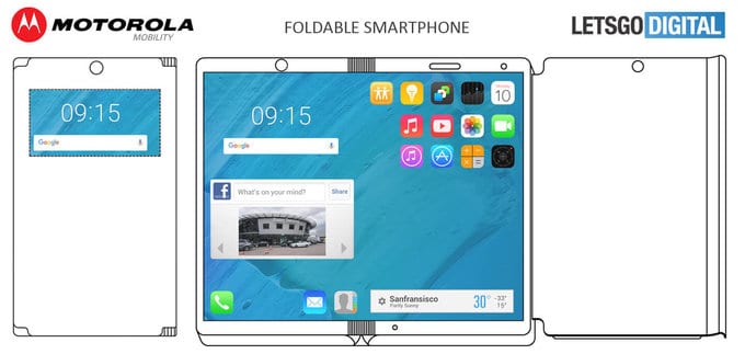 Motorola first foldable smartphone