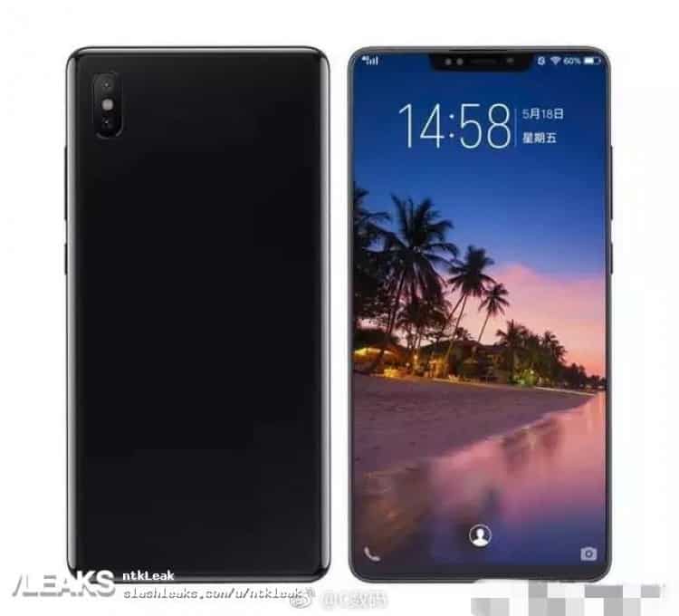 Xiaomi Mi 8 renders