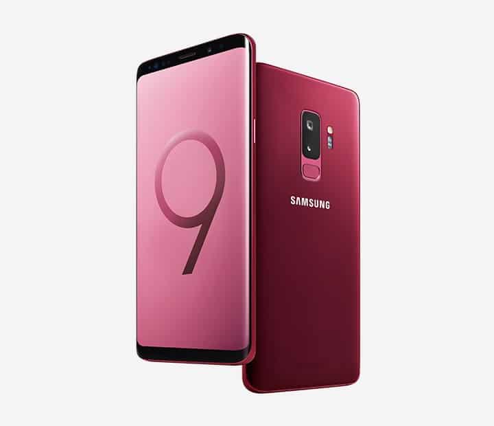 The new red Samsung Galaxy S9 and S9 Plus