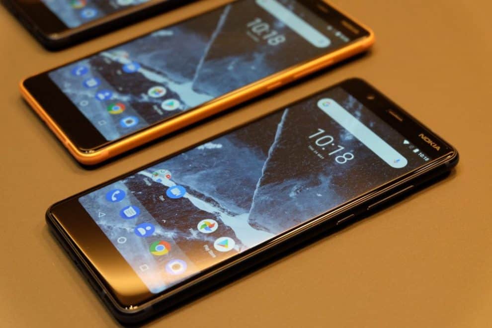 Four Nokia 5 variants