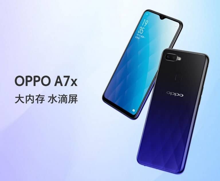 OPPO A7x unveiled