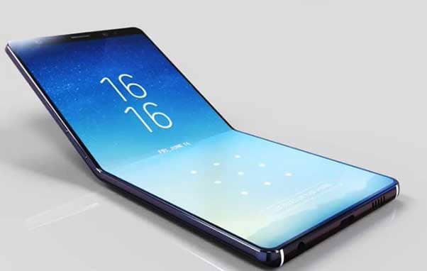 Samsung foldable smartphone