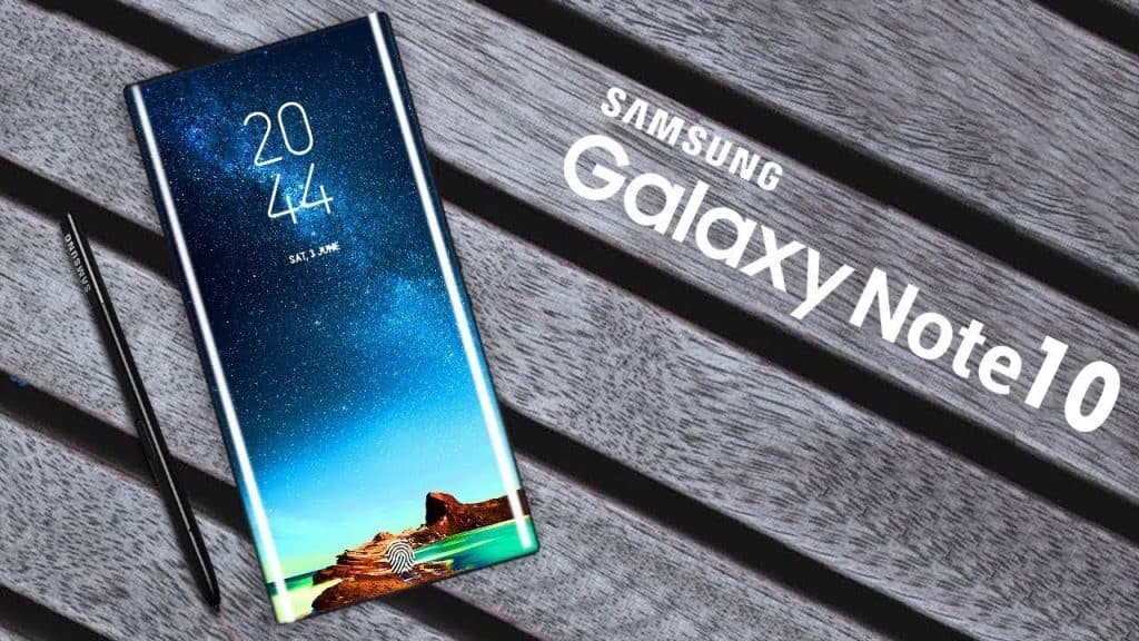 Samsung Galaxy Note 10 tipped