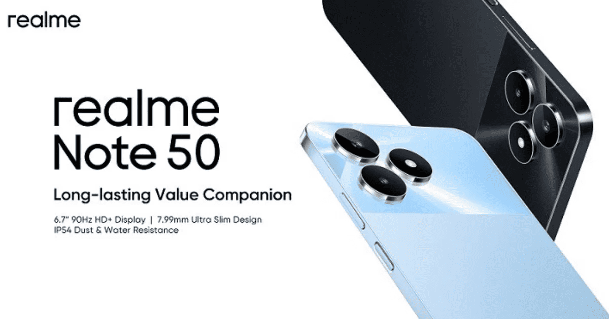 Realme Note 50 price and specs revealed