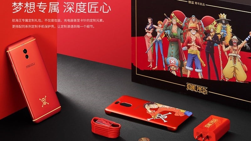 One Piece anime-themed phone