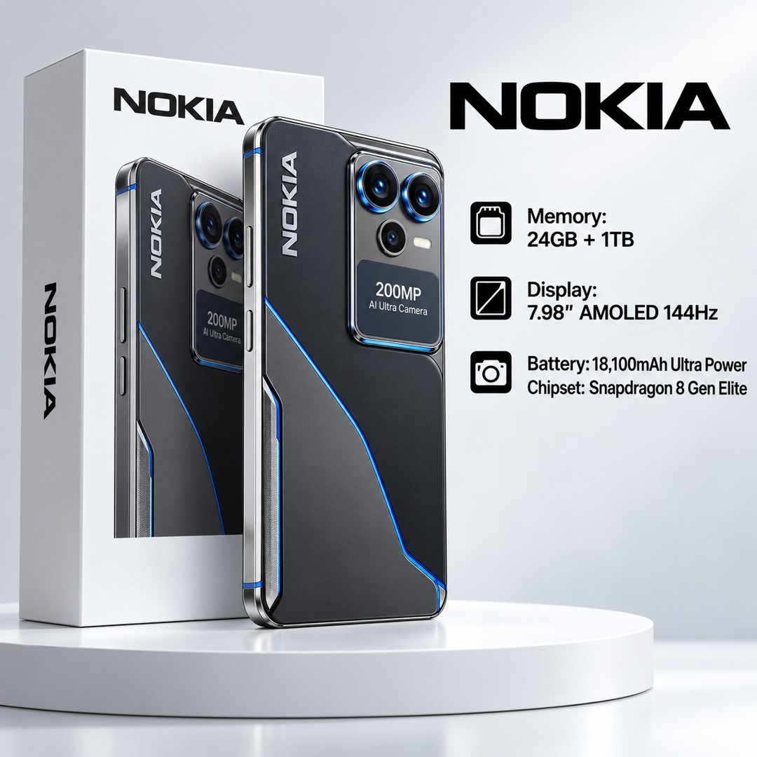 Nokia Thunder Max 2026 का सामने का डिजाइन