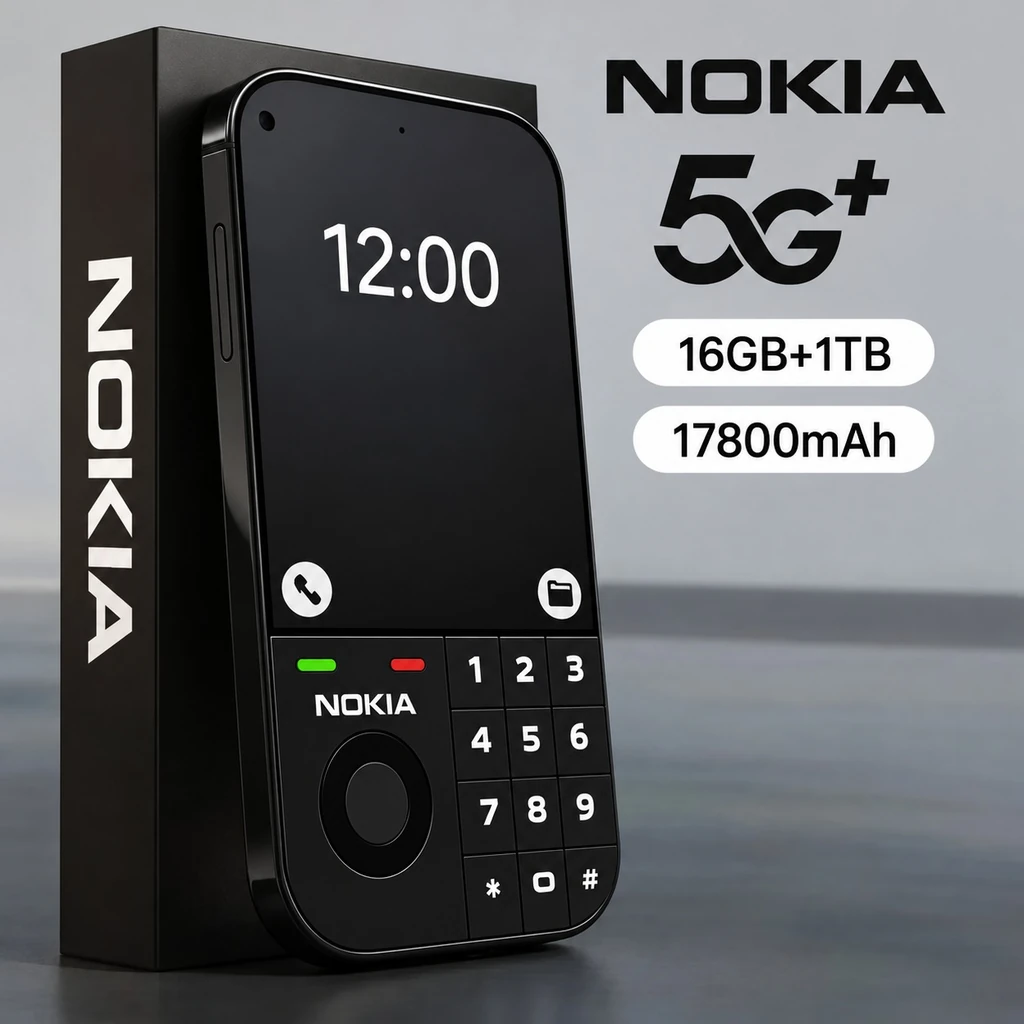 Nokia 5G+ Keypad Pro 2026 Specs: 200MP Cameras, 17800mAh Battery!