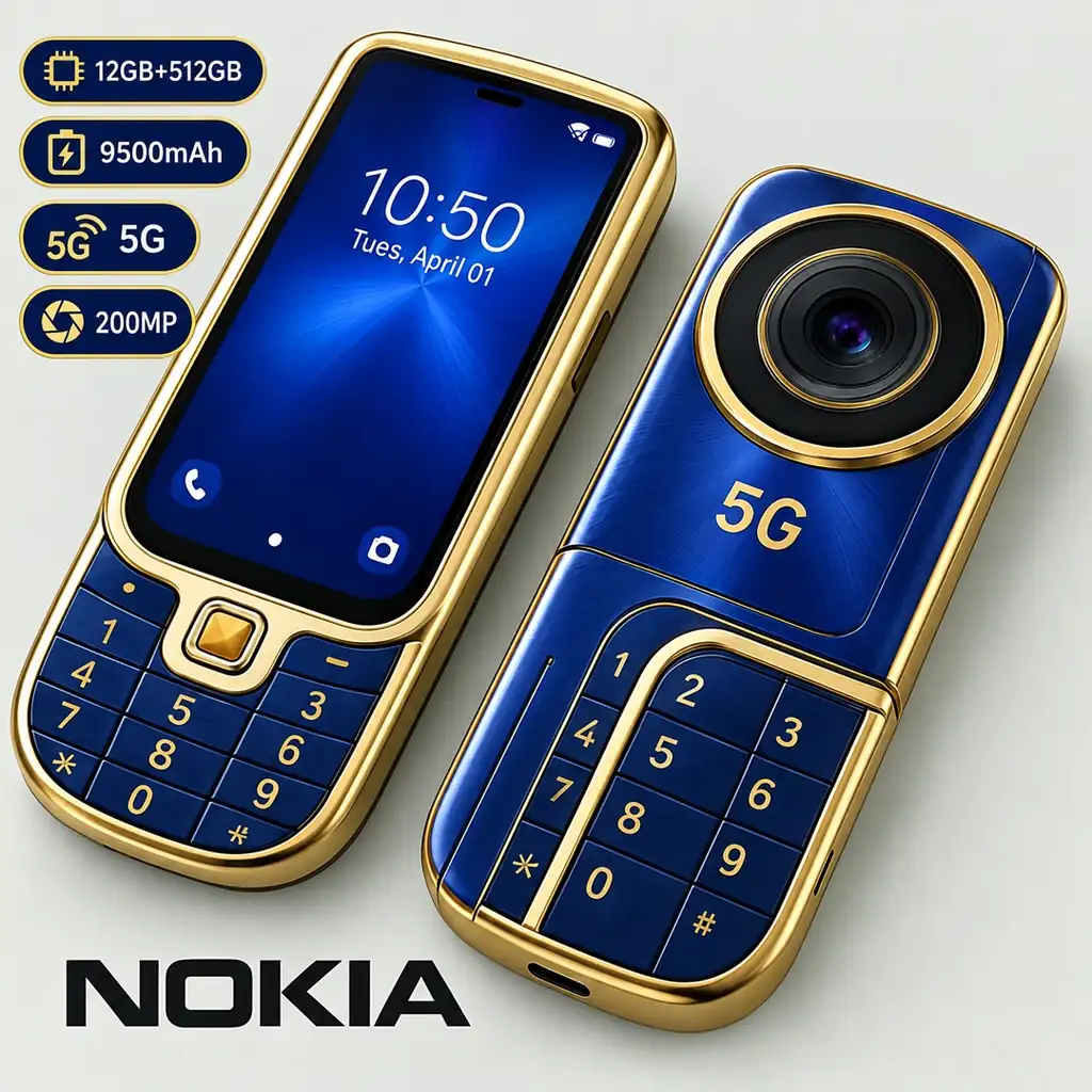 Nokia 7680 2026 Specs: 200MP Cameras, 9500mAh Battery!