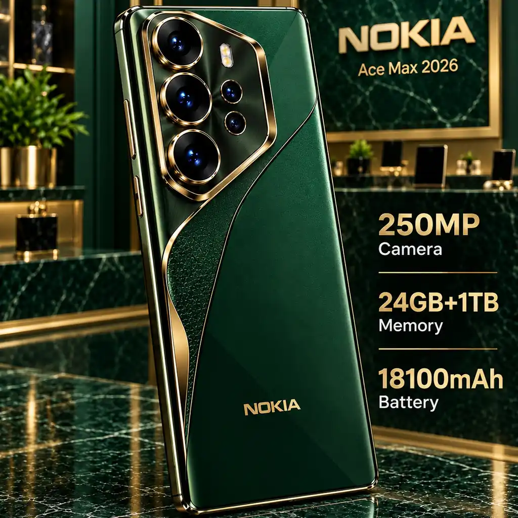 Nokia Ace Max 2026 Specs: 24GB RAM, 18100mAh Battery!
