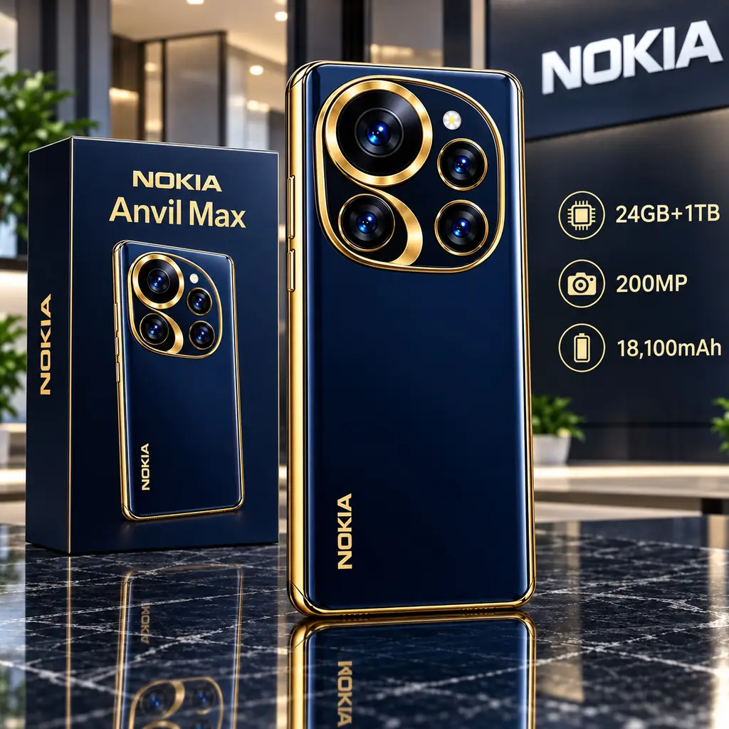 Nokia Anvil Max 2026 Specs: 24GB RAM, 18100mAh Battery!