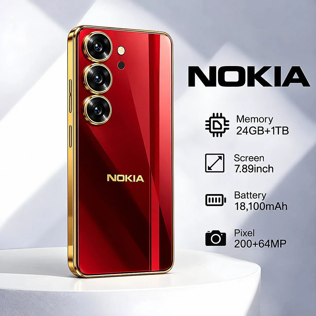 Nokia Corona Max 2026 Specs: 24GB RAM, 18100mAh Battery!