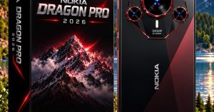 Nokia Dragon Pro 2026 Black & Red Specs: 200MP Cameras, 17600mAh Battery!