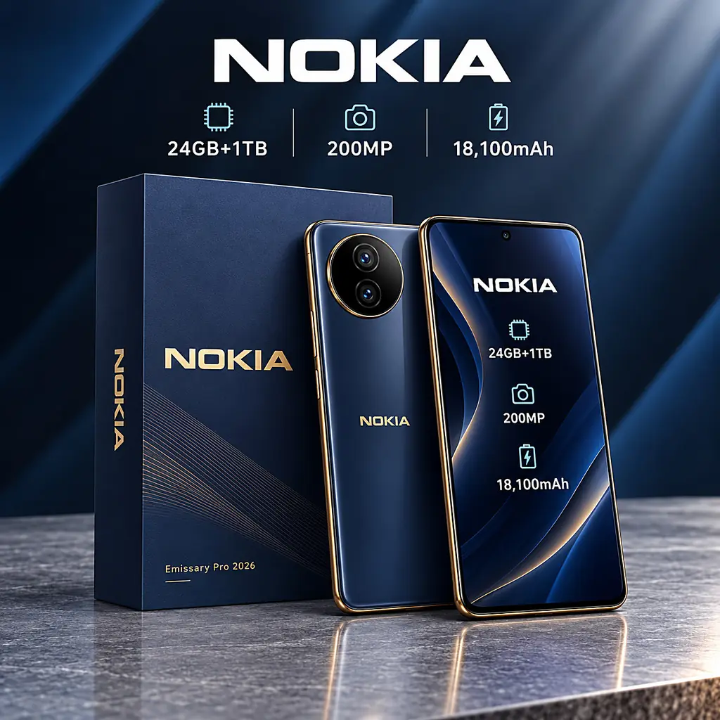 Nokia Emissary Pro 2026 Specs: 24GB RAM, 18100mAh Battery!