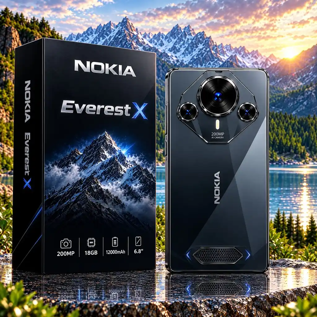 Nokia Everest X 2026 Specs: 200MP Cameras, 12000mAh Battery!