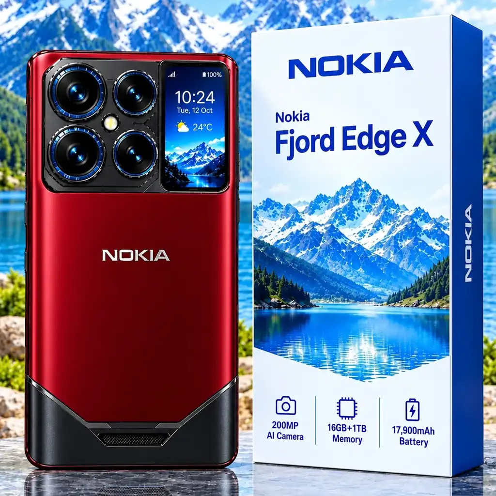 Nokia Fjord Edge X 2026 Specs: 16GB RAM, 17900mAh Battery!