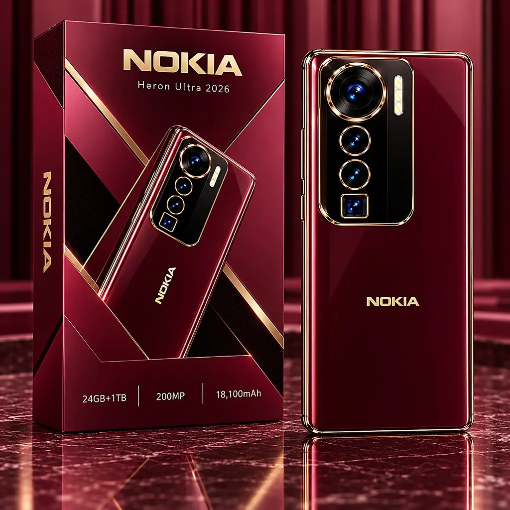 Nokia Heron Ultra 2026 Specs: 24GB RAM, 18100mAh Battery!
