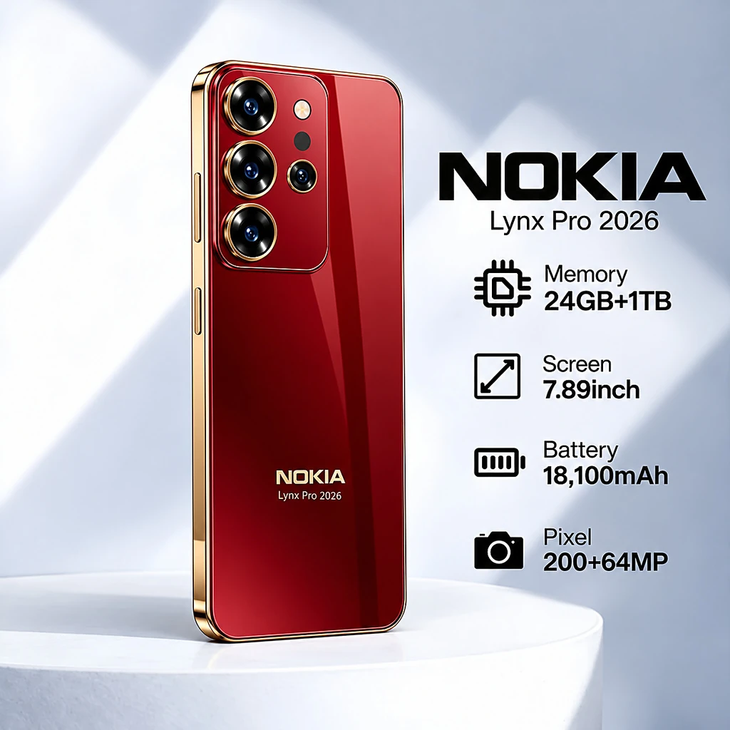 Nokia Lynx Pro 2026 Specs: 24GB RAM, 18100mAh Battery!