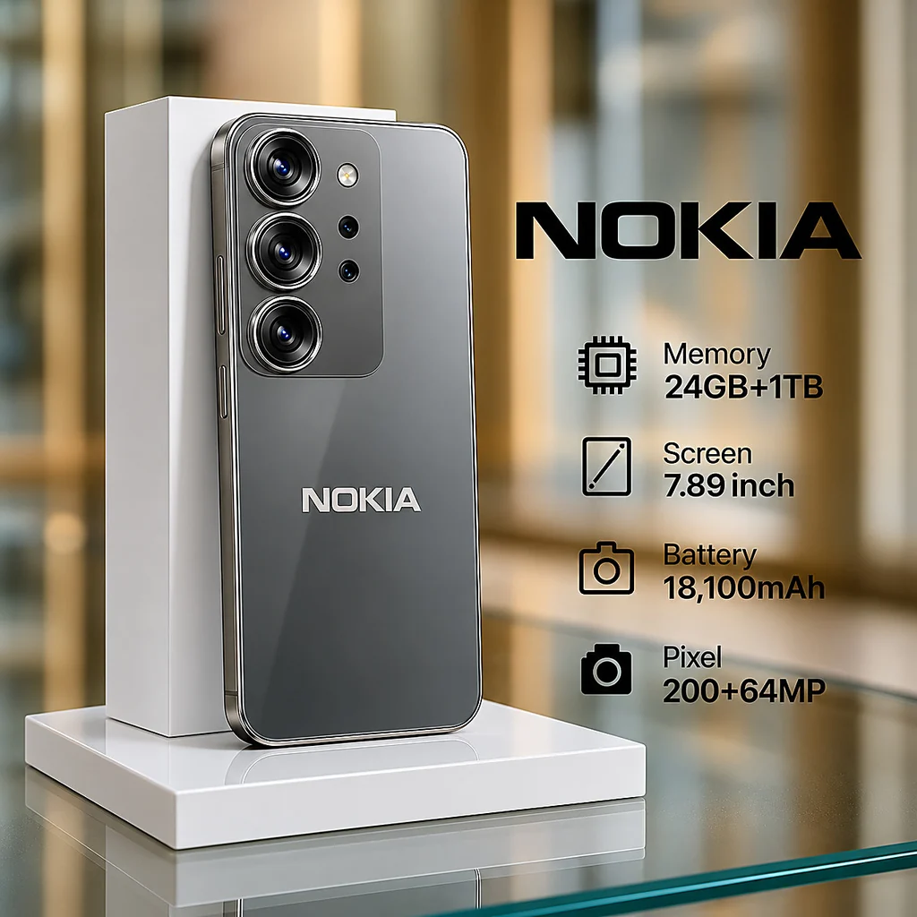 Nokia Mariner Max 2026 Specs: 24GB RAM, 18100mAh Battery!