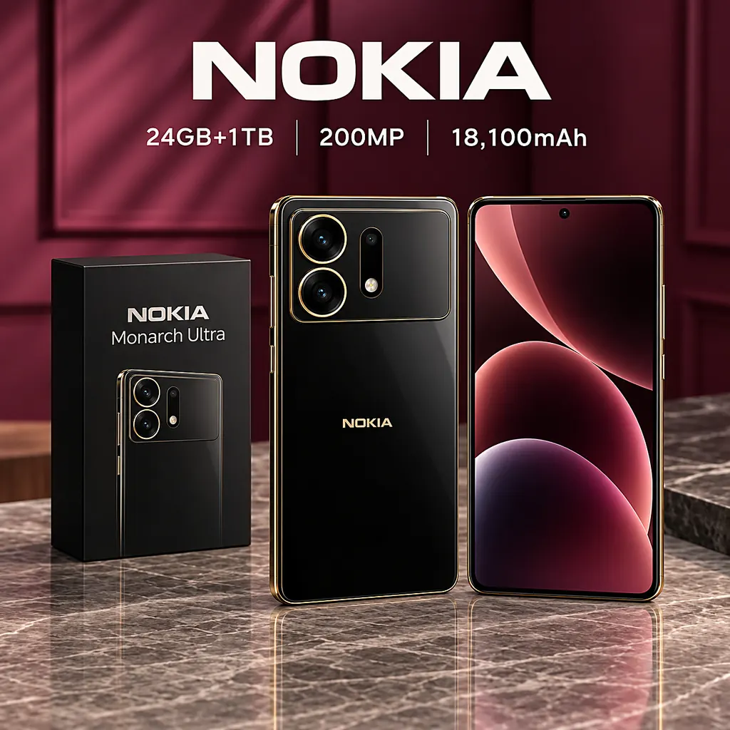 Nokia Monarch Ultra 2026 Specs: 24GB RAM, 18100mAh Battery!