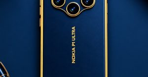 Nokia P1 Ultra 2026 Navy & Gold Specs: 250MP Cameras, 18100mAh Battery!