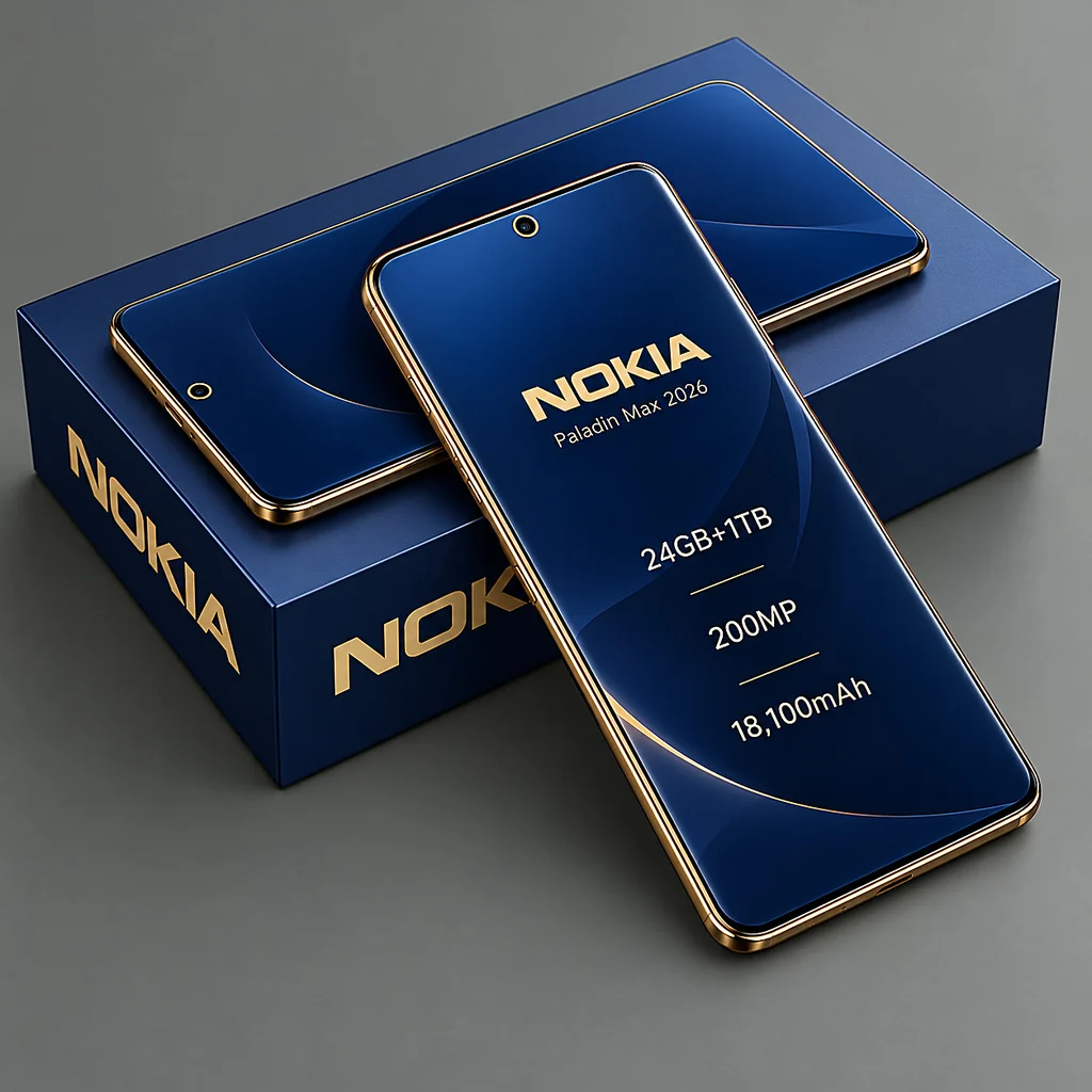 Nokia Paladin Max 2026 Specs: 24GB RAM, 18100mAh Battery!